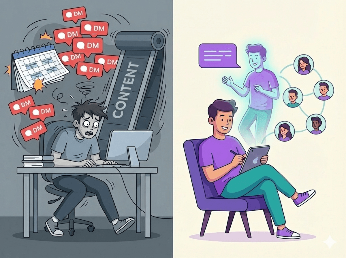 Creator trading time for money